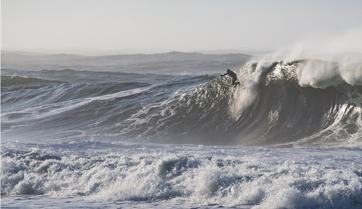 Parker Hall was the only guy who\'d paddle out in double overhead Cape Cod surf. Photo: -Justin Roethke // @justinroethkephoto