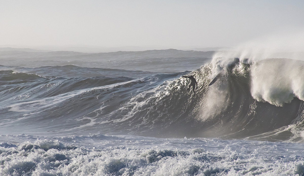 Parker Hall was the only guy who\'d paddle out in double overhead Cape Cod surf. Photo: -Justin Roethke // @justinroethkephoto