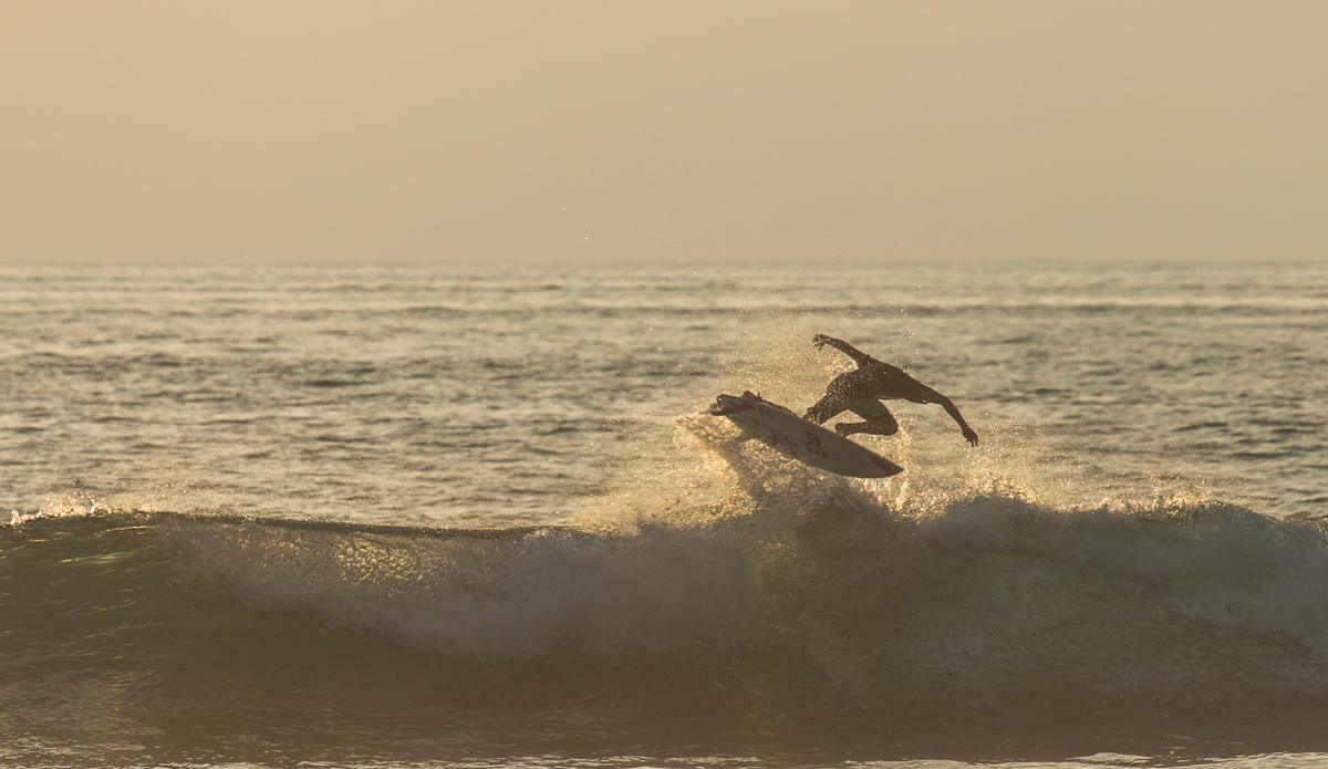 Jeffrey Myers spins off of one of Ecuador\'s many playful peaks. 