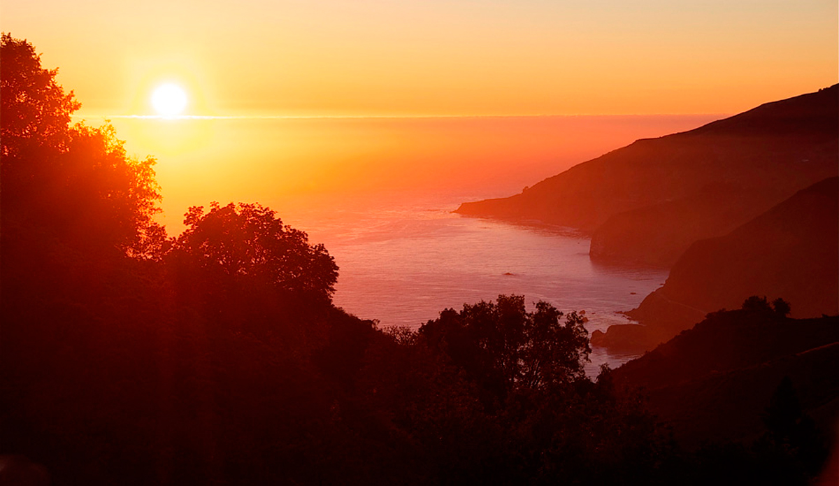 We made it somewhere very very high above the Central California coast. Photo: Robb Wilson