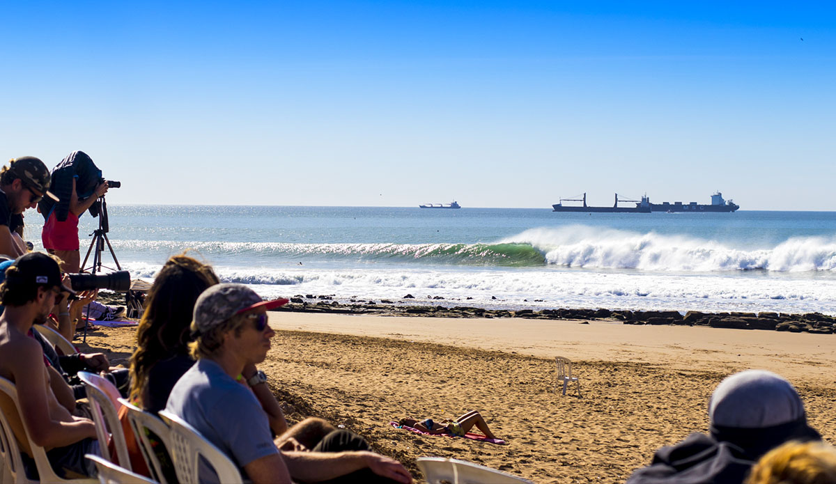 While everyone’s eyes were pointing at the contest area, just to their left it was pumping nonstop.