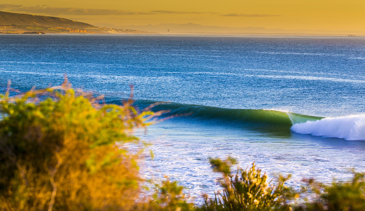 Empty lineups out front of our Surf Taghazout hostel. I was just mind surfing all the time while taking these photos.