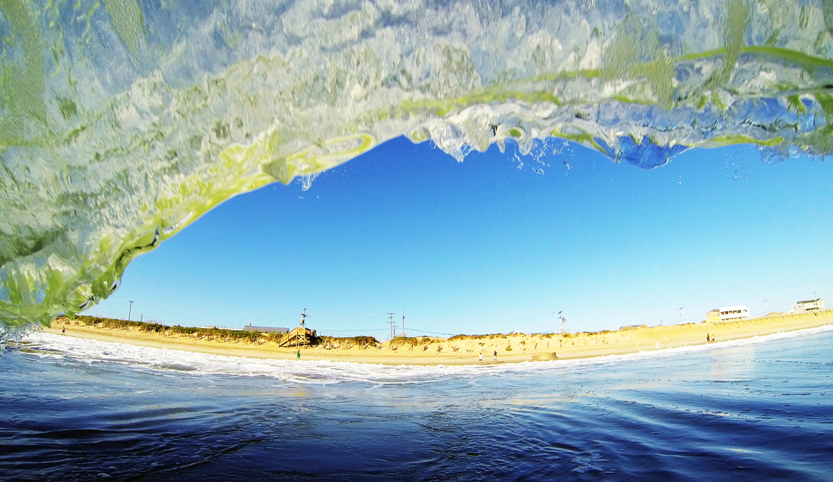 Back to Shore in Carolina: I had this stretch of coast all to myself a couple Labor Days back while I was living in the Outer Banks for the summer. I was getting bored shooting into the barrel so I decided to point back to shore. Photo: <a href=\"https://instagram.com/evanfa\">Evan Fa</a>