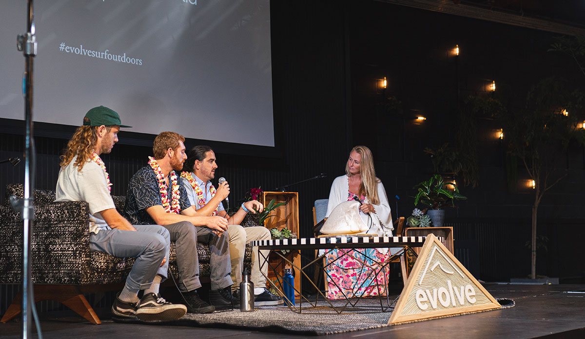 Daniel Murphy, Ben Judkins, Taylor Lane, and Alison Teal discussed ocean health. Photo: <a href=\"https://jeremybishopphotography.com/\">Jeremy Bishop</a>