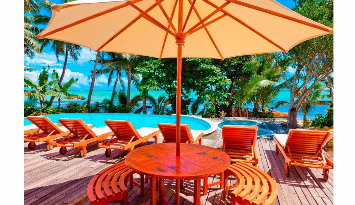 Rest your surf-weary shoulders under the shade of this umbrella. 