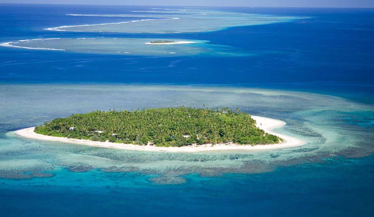 Tavarua from the air. 