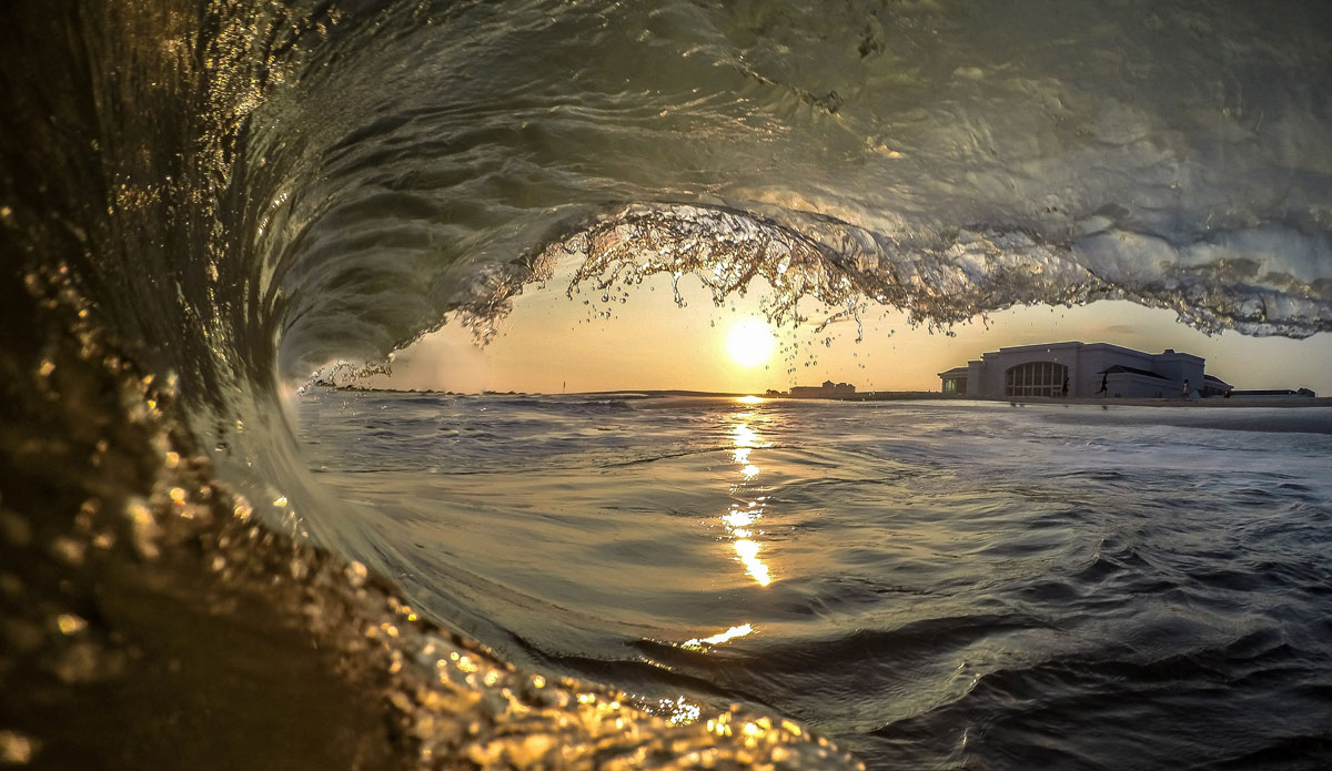 I call this one Pre Bertha. This was shot where I live in Cape May, NJ. It\'s where I shoot all of my shore break because its one of the only places in New Jersey where there shore break just goes off! I shot this as we were the first to get a taste of Bertha the night before she made impact. Photo: <a href=\"http://chank-photography.tumblr.com/\"> Matt Ciancaglini</a>