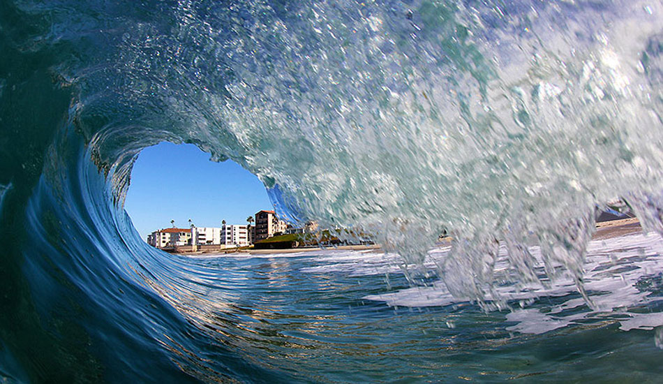 Midday tubes in sunny So Cal. Photo: <a href=\"http://www.gagehingeley.com/\" target=_blank>Gage Hingeley</a>.