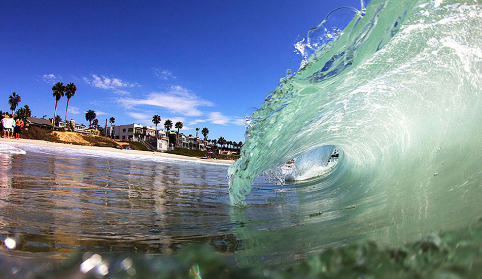 Little wave perfection during the summer at Windansea. Photo: <a href=\"http://www.gagehingeley.com/\" target=_blank>Gage Hingeley</a>.