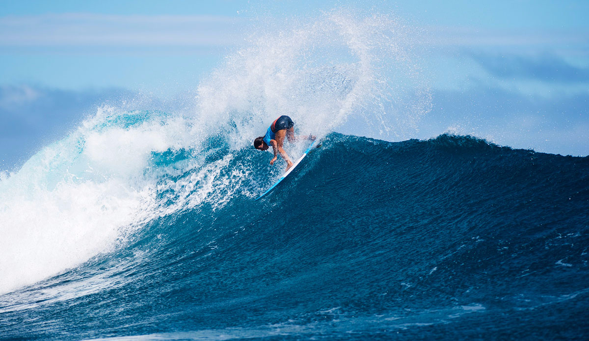 Silvana Lima of Brasil (pictured) during Round 1 heat at the Womens Fiji Pro in Fiji on Monday June 1, 2015. Photo: <a href=\"http://www.worldsurfleague.com/\">World Surf League</a>