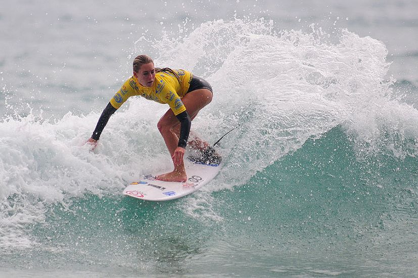 Nicola Van Dijk shows off her backhand during the ISA China Cup. Photo: ISA/Tweddle