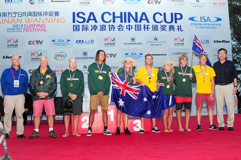 The winners of the Team Division at the ISA China Cup, for the second consecutive time, were the Australians. Photo: ISA/Tweddle