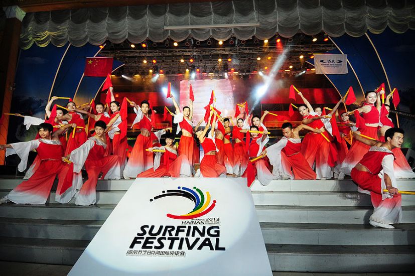 The opening ceremony is almost as entertaining as the events themselves. Almost. Photo: ISA/Tweddle