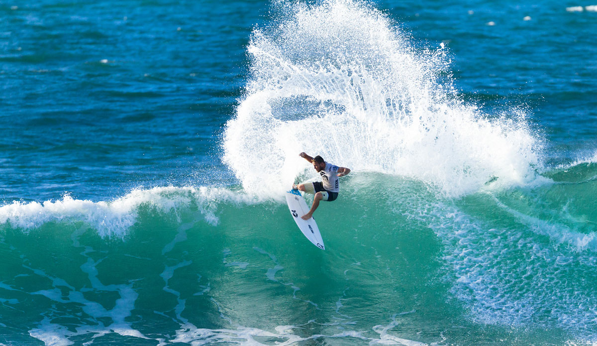 It was turns like this that lead Dusty Payne to the winner\'s circle.
 Photo: <a href=\"http://www.aspworldtour.com/\">ASP</a>/