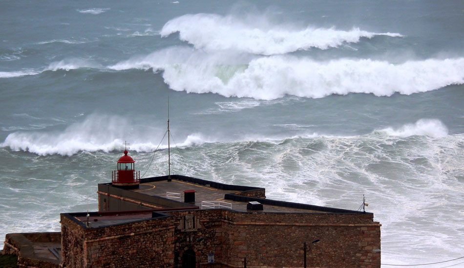 Hercules slams into Portugal. Photo: Jose Pinto