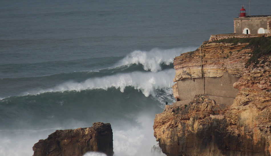 It\'s not just Nazaré\'s wave that makes it amazing. Photo: Jose Pinto