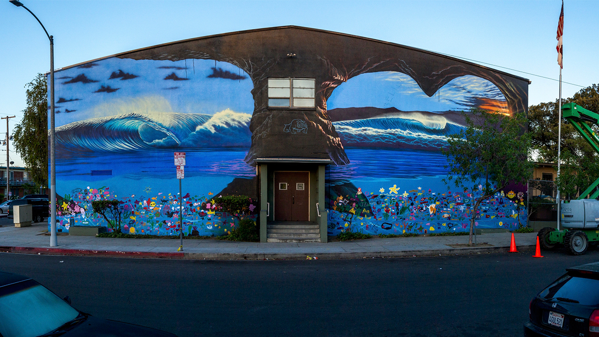 Mural 11 of 101 - Ann Street Elementary School, Los Angeles - CA.