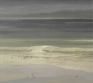 “The Seashore.” Leon Dabo, 1900.