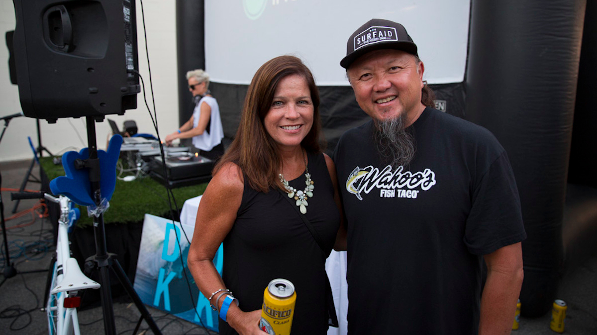 Wahoo\'s Wing Lam and friend. Photo: Thrailkill