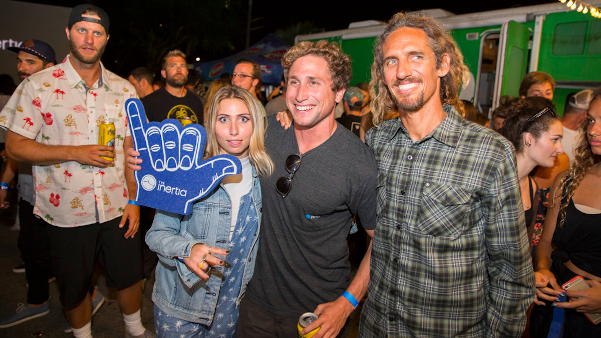 Lily Meola, Zach Weisberg, and Rob Machado. Photo: Thrailkill