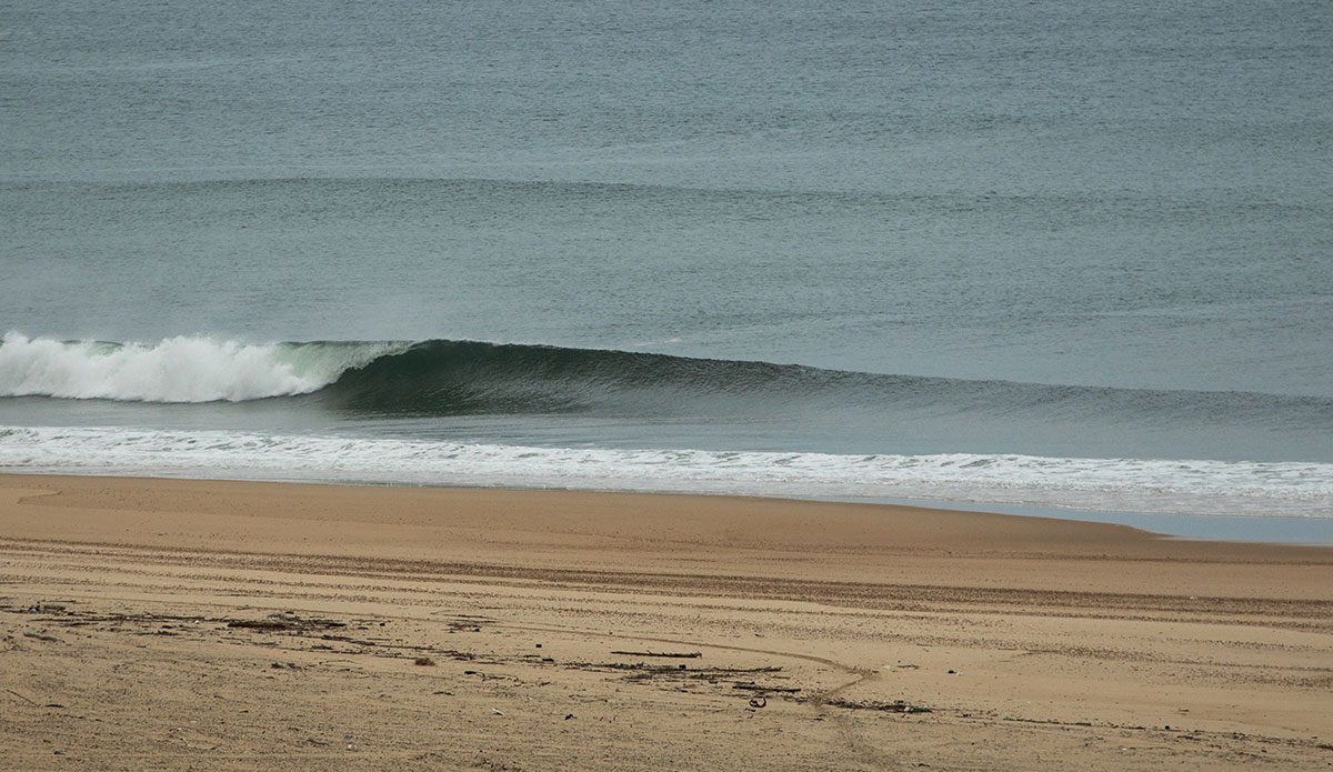 Empty beach breaks are a common sight right now. Photo: <a href=\"https://www.instagram.com/jeromechobeauxfr/\">Jérôme Chobeaux</a>