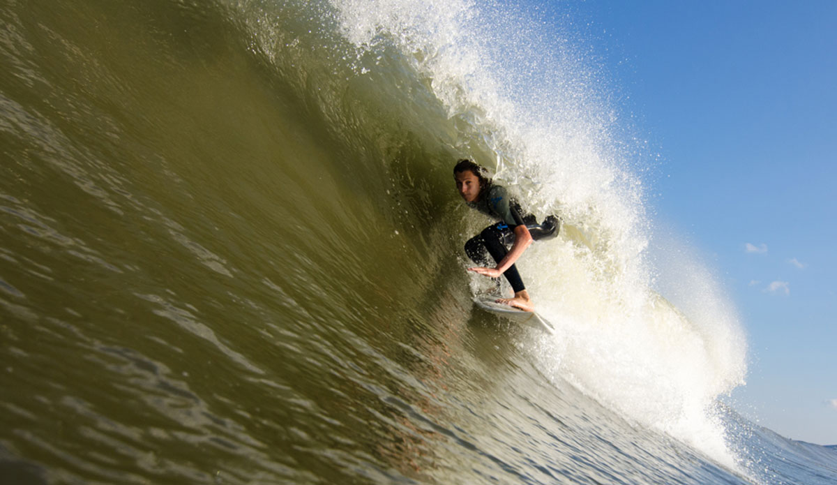 Liam Mahoney found all the tubes this evening. He made it out of most of them, too. Photo: <a href=\"www.jeremyhallphotography.com\">Jeremy Hall</a>