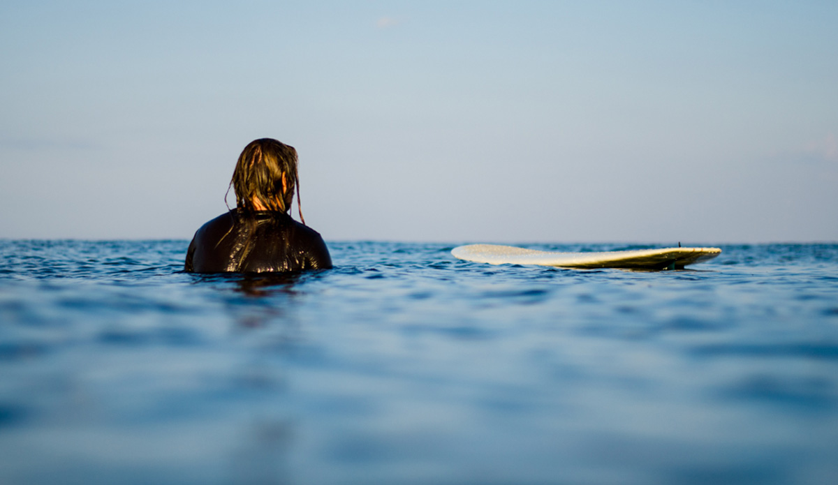 Sitting, waiting for a wave to come. Photo: <a href=\"www.jeremyhallphotography.com\">Jeremy Hall</a>