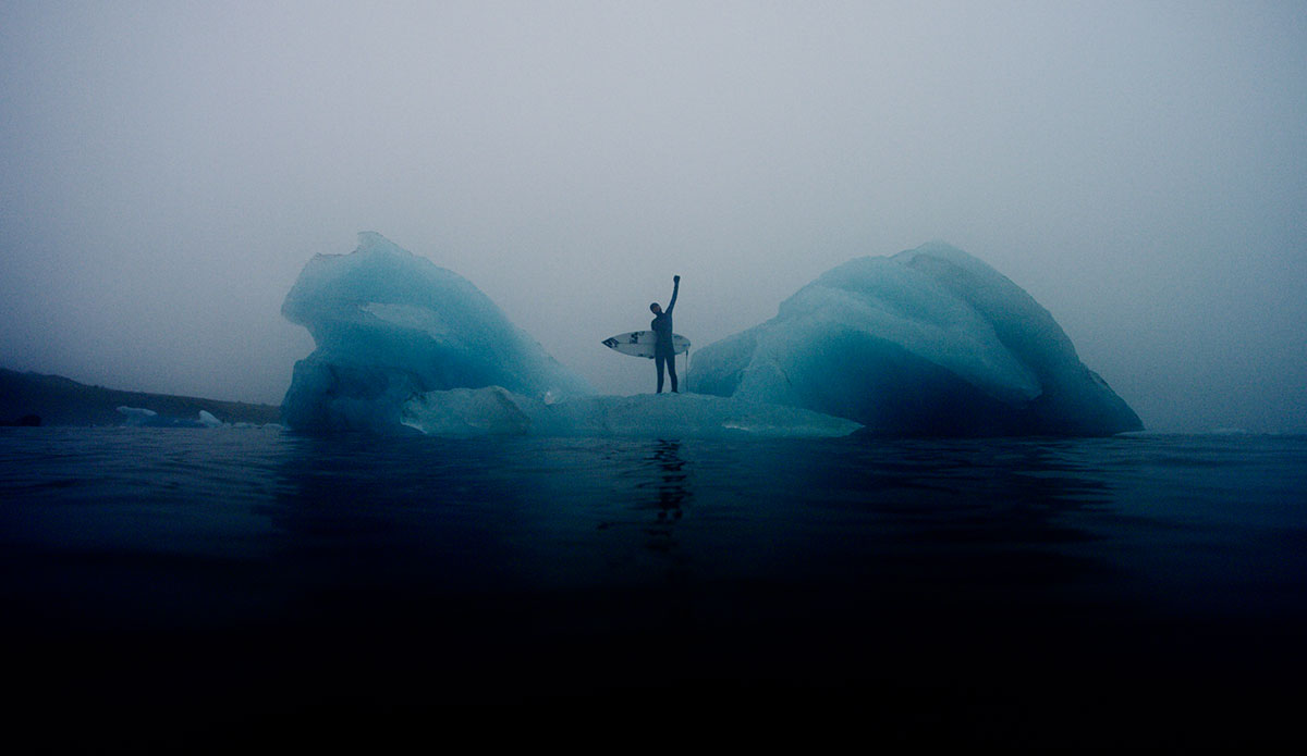 Imogen is always keen to explore, and there are no elements of nature that intimidate her. This was arguably the coldest day of our lives (something Noah Waggy can definitely attest to), but exploring the calving glaciers and drifting icebergs of Iceland was like no other. 
 Photo: <a href=\"http://www.morganmaassen.com/\">Morgan Maassen</a>