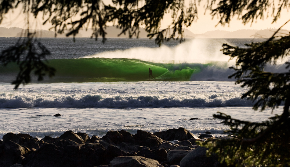 I was on my way back to the car to get suited up, when I turned around and saw Peter take off on this wave. I haven\'t seen this spot like this in 4 years. Photo: <a href=\"http://www.jeremykoreski.com/\" target=_blank>Jeremy Koreski</a>