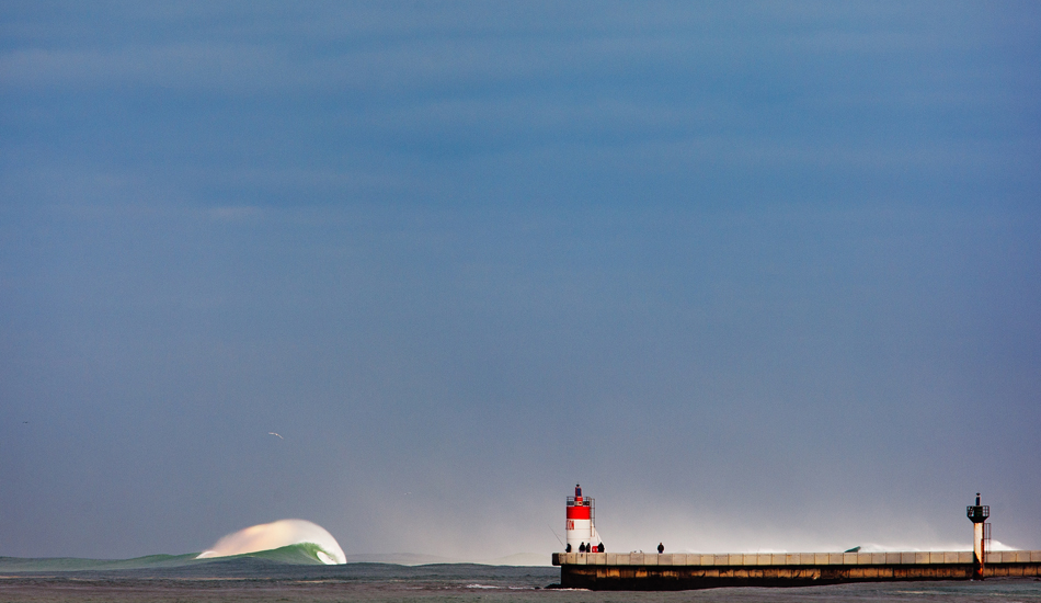 The Nord is one of the best outer-sandbars in Southern France. Photo: Javier Munoz