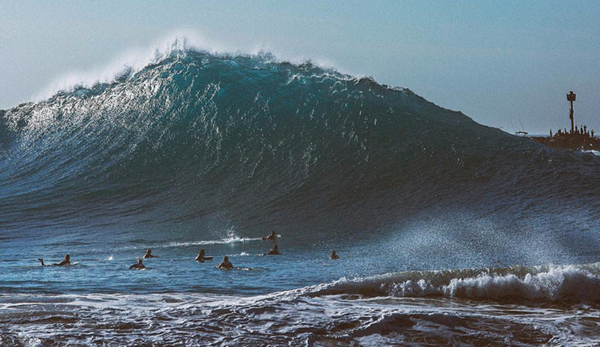 Wedge showing off for the crowd. Photo: <a href=\"https://instagram.com/nicktellezphoto/\">@nicktellezphoto</a>