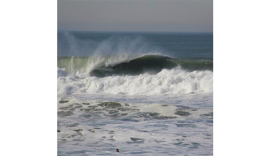 Two barrels, one wave at Ocean Beach, San Francisco– #1. Photo: <a href=\"http://www.instagram.com/hoost11\">@hoost11</a>