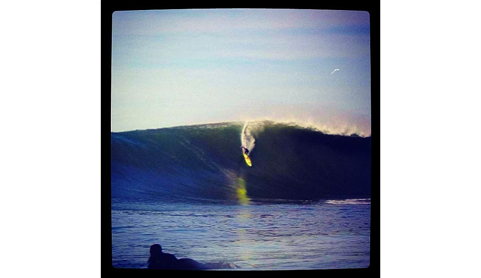 As good as it gets at Mavericks. Photo: <a href=\"http://www.instagram.com/skin_dizzle\">@skin_dizzle aka Ken Collins</a>