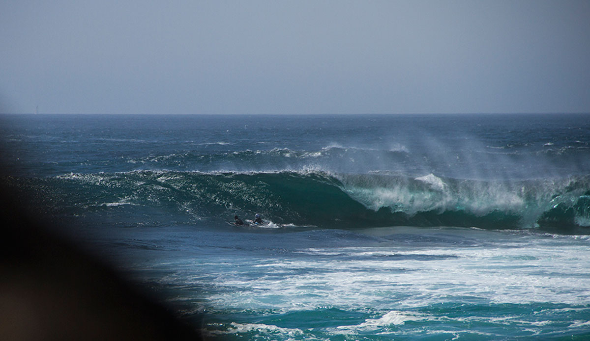 Hugo Sanchez and Rafa Melero trying new places along the Costa da Morte. Photo: Irene Aneiros