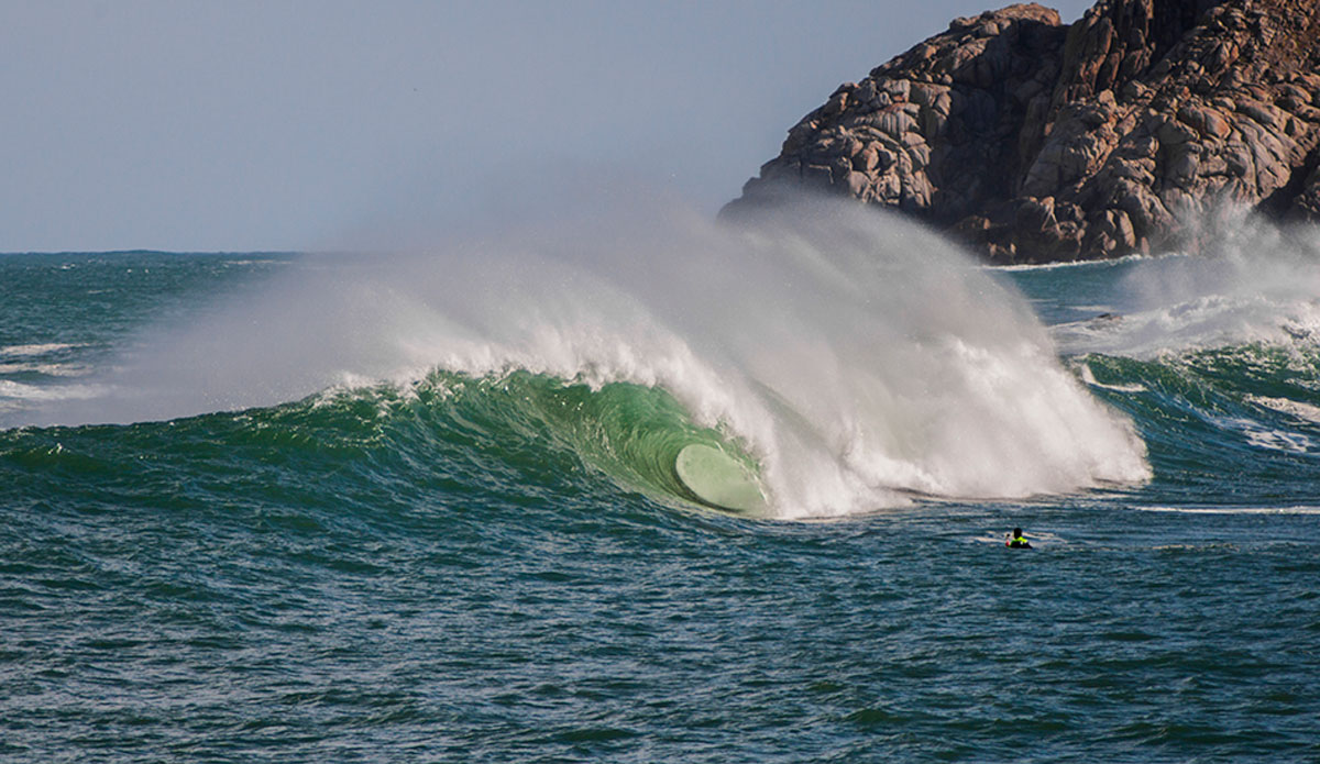 Julian Gonzalez must be wearing a big smile while looking into his new discovery. Photo: Irene Aneiros