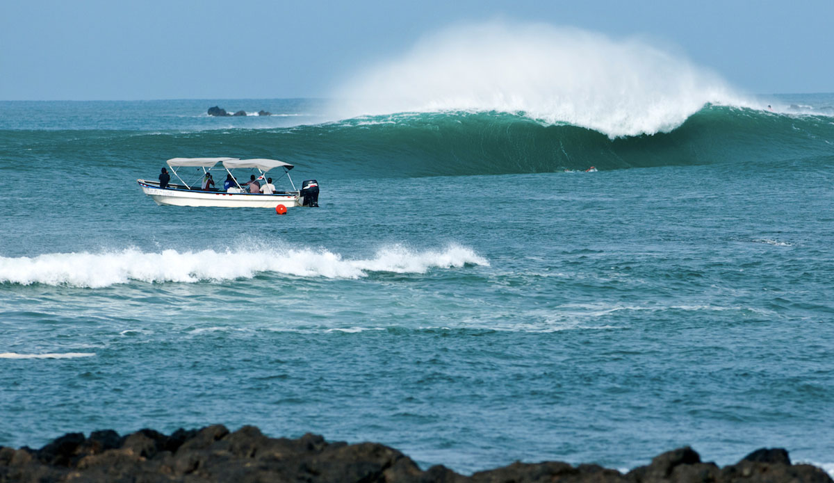 ISA World Championships are held annually at some of the more idyllic locations around the world. Case in point, Santa Catalina, Panama, 2013 ISA World Surfing Games. Photo courtesy of <a href=\"http://www.isasurf.org/\">ISA Archive</a>