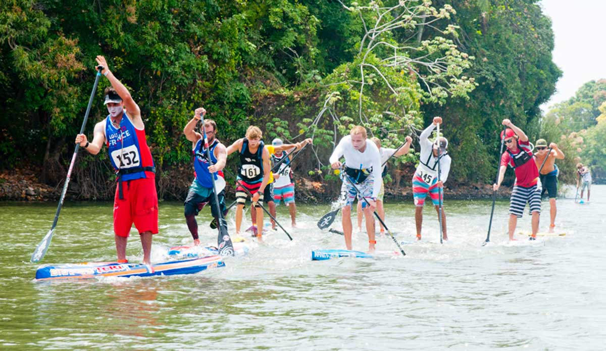 Today the ISA calendar includes several events such as longboarding, bodyboarding, kneeboarding, SUP Racing and SUP Surfing, as well as a specialty event on China’s Hainan Island. The 2014 ISA World SUP and Paddleboard Championship in Nicaragua (above on Lake Nicaragua, Granada) showcased the reach and size of the international paddle community with 244 entrants from 27 countries. Photo courtesy of <a href=\"http://www.isasurf.org/\">ISA</a>