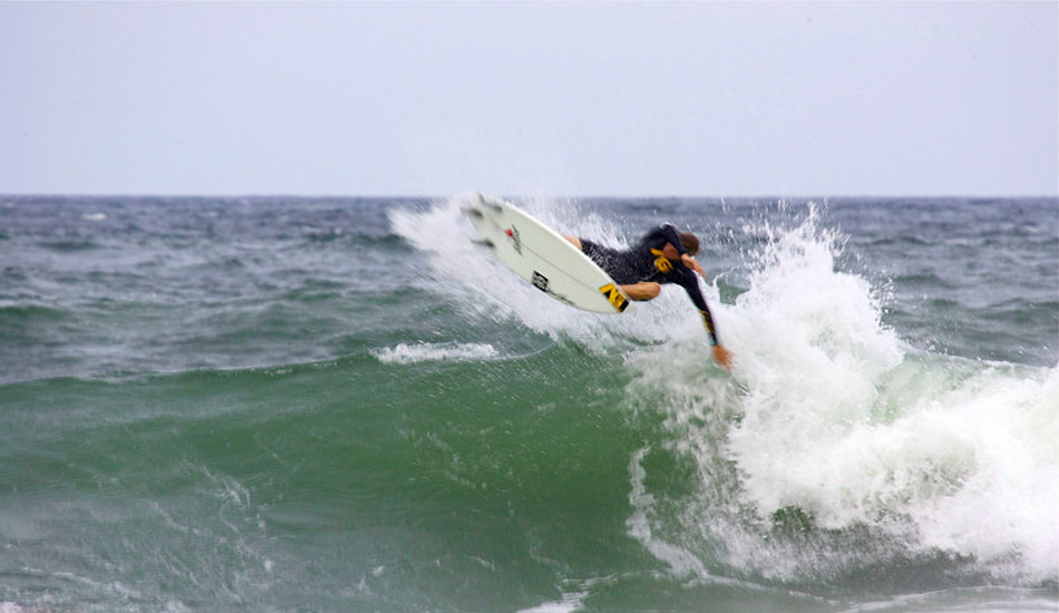 I drove to OBX for the beginning of Isaac. It was small and mushy but Mark Dawson was making the best of the inside sandbar. Photo: <a href=\"http://mikeincitti.com/\" target=_blank>Mike Incitti</a>