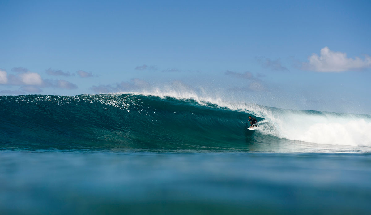 Dillon and his brother had the pleasure of sharing wave for wave for a few hours this day. Photo: <a href=\"http://www.jackdekortphoto.com.au/\">Jack Dekort</a>