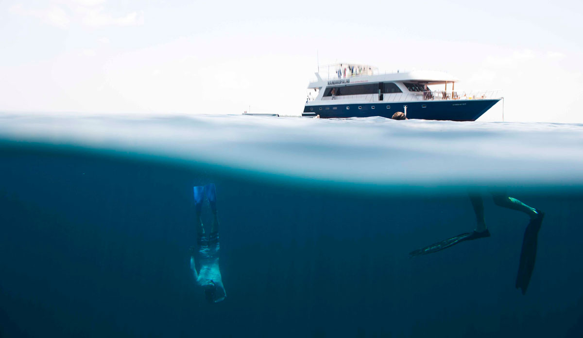 Free diving in the blue bowls channel . Photo: <a href=\"http://www.jackdekortphoto.com.au/\">Jack Dekort</a>