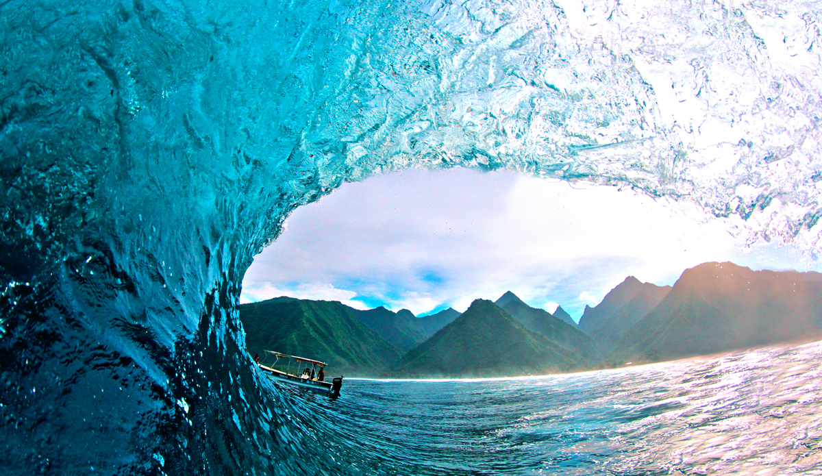 Teahupoo barrel vision