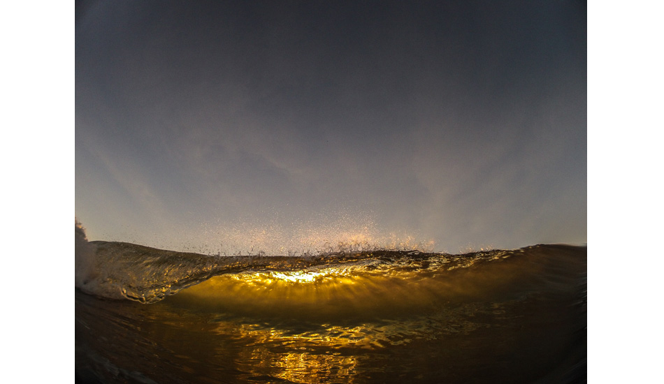 Fire and Water. Ocean Beach, San Diego.