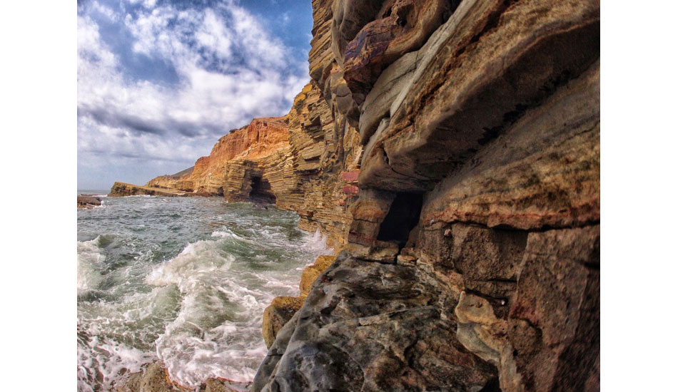 On the Edge. Sunset Cliffs, San Diego.