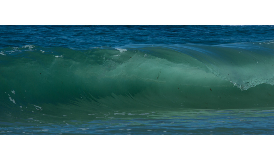 The glass wave. La Jolla, San Diego.