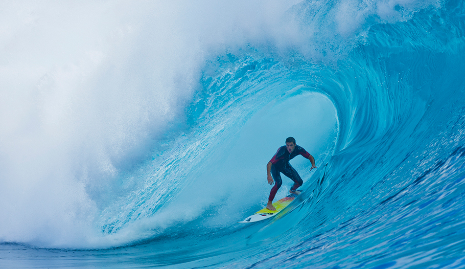 Dean Bowen always seems to be out in the line up when I go on the search for big swells in Australia. Here is is in a big barrel up in the North Photo: <a href=\"http://www.reposarphoto.com\">Jason Reposar</a>