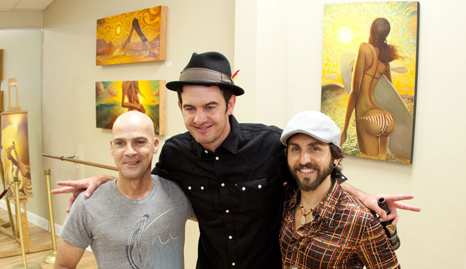 Standing next to two friends...both legends.  Dean Randazzo, NJ\'s most famous surfer and  G. Love after our show.  G\'s one of the most talented friends I have and I am so appreciative for the support and friendship. Photo: Jay Cagney