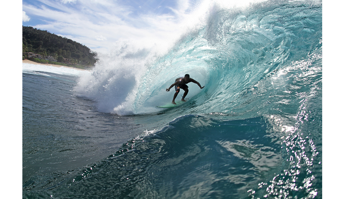 I was really stoked to capture shark attack survivor Ulu Boy Napeahi\'s first session out at Pipeline since the attack. Ulu Boy has pretty much made a full recovery from his injuries and is back in the water ripping it up. Photo: <a href=\"http://instagram.com/manaphotohawaii\">Mana Photo Hawaii</a>