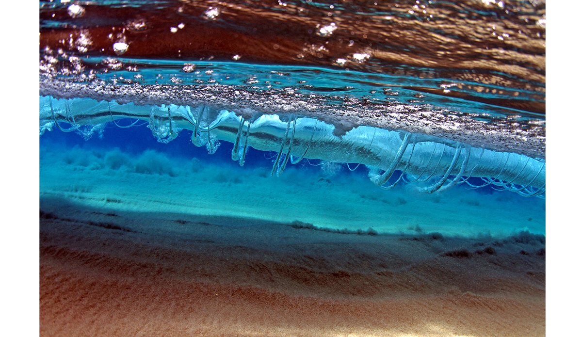 I love shooting waves, whether its from inside, in front, behind or underneath, it\'s all good. Here\'s a cool shot from underneath, the vortex is amazing to watch. Photo: <a href=\"http://instagram.com/manaphotohawaii\">Mana Photo Hawaii</a>