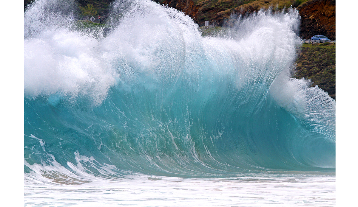 Sandy Beach shore break had some crazy backwash during the 2013 summer swell…shot with my canon 600mm lens. Photo: <a href=\"http://instagram.com/manaphotohawaii\">Mana Photo Hawaii</a>