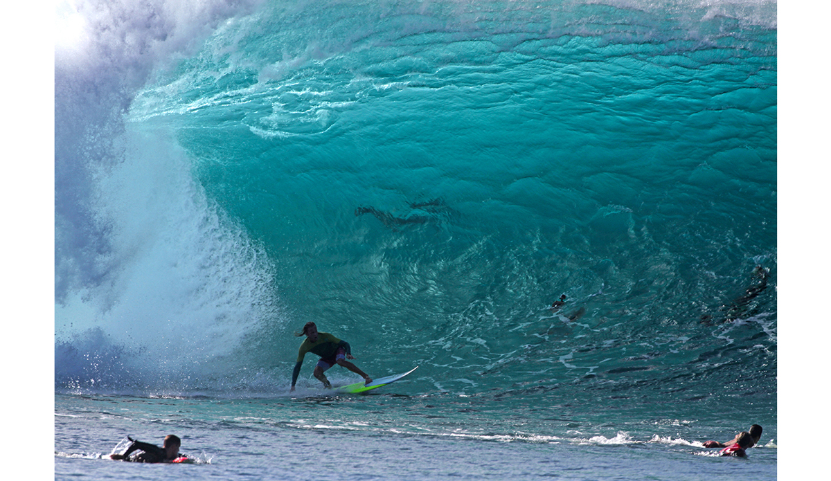 I\'ve known Gavin Beschen for quite awhile now, and to this day, his surfing continues to amaze me…here\'s Gavin taming a Pipeline beast during that awesome string of Pipe swells we had in Dec. 2013. Photo: <a href=\"http://instagram.com/manaphotohawaii\">Mana Photo Hawaii</a>